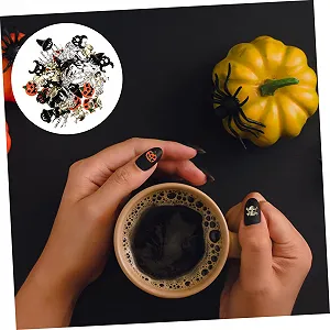 Украшения для ногтей Healvian, набор 150 шт., Хэллоуин, инструменты для ногтей, декор Хэллоуин, прочные подвески для ногтей, подвески Хэллоуин Kawaii, металлические synthetic.ua - Фото 1