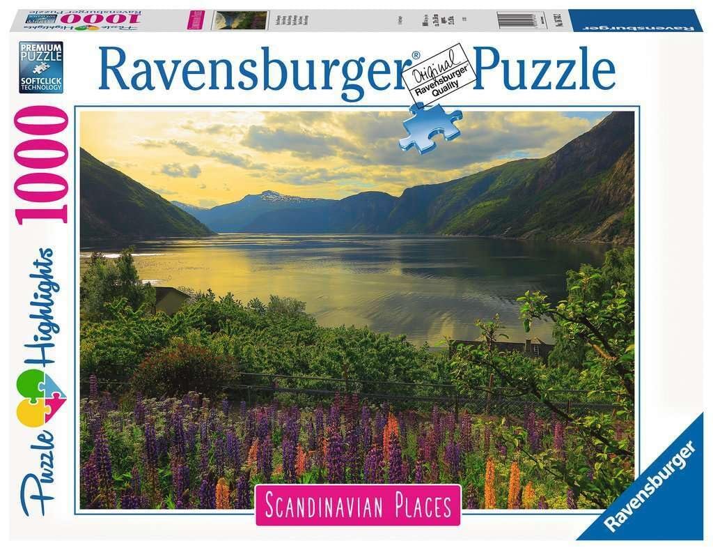 Пазл Ravensburger Scandinavian Places 16743 Fjord in Norway 1000 деталей, фото №1