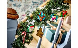 Конструктор Лего LEGO Seasonal Набор рождественских украшений (40744) synthetic.ua - Фото 1