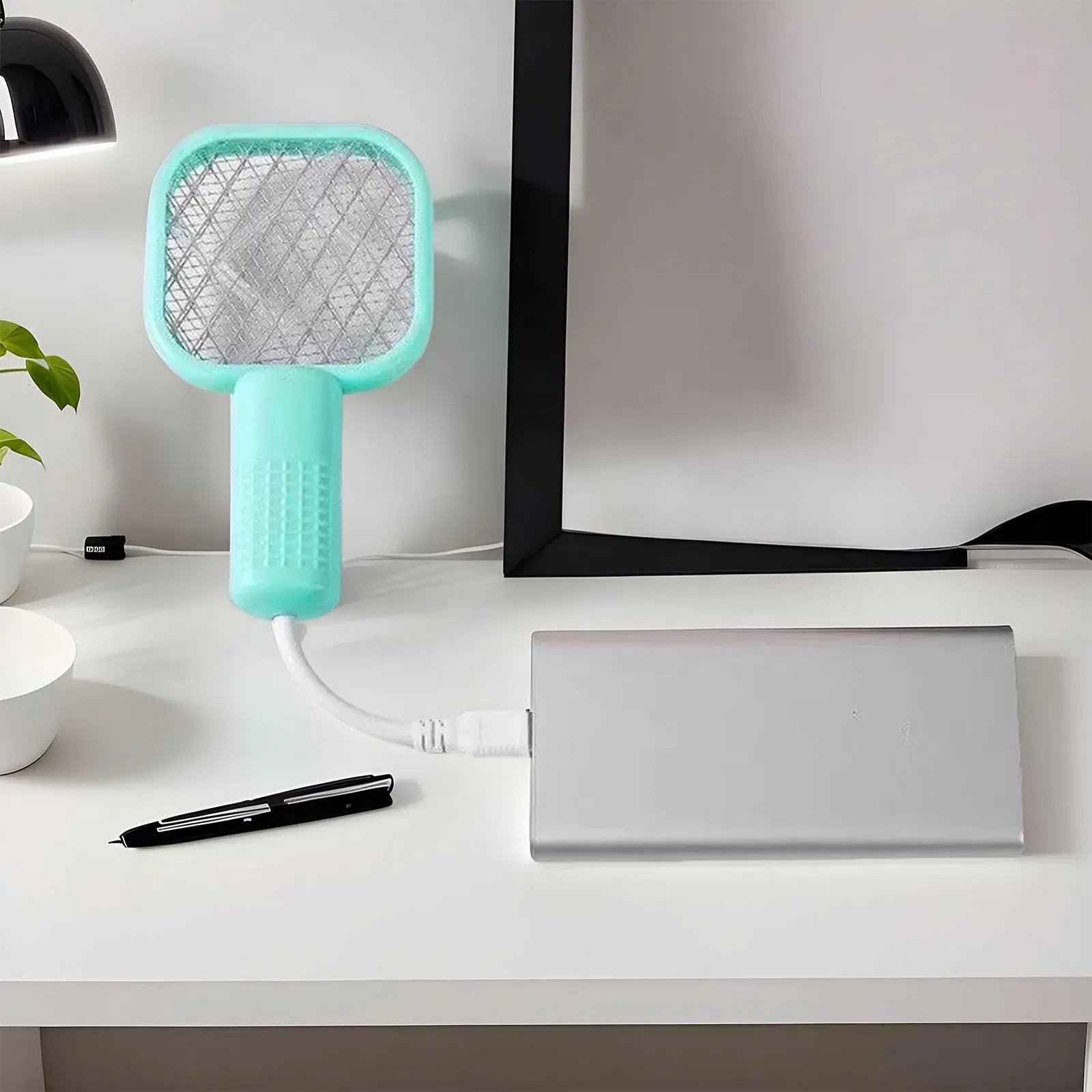 Електрична мухобійка Fly Zapper з приваблюючим LED-світлом для дому та офісу, фото №5