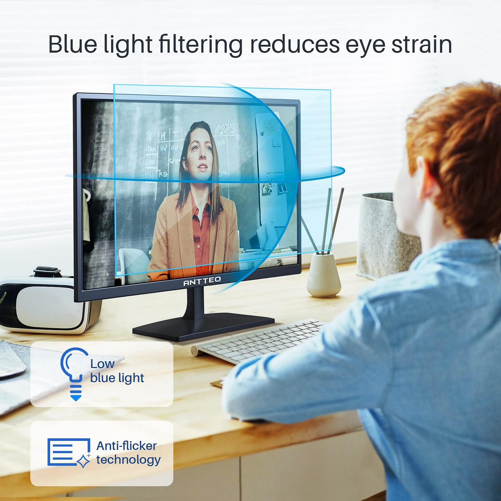 Монитор Antteq FHD 1080p 75Hz 22 дюйма Чёрный, фото №3