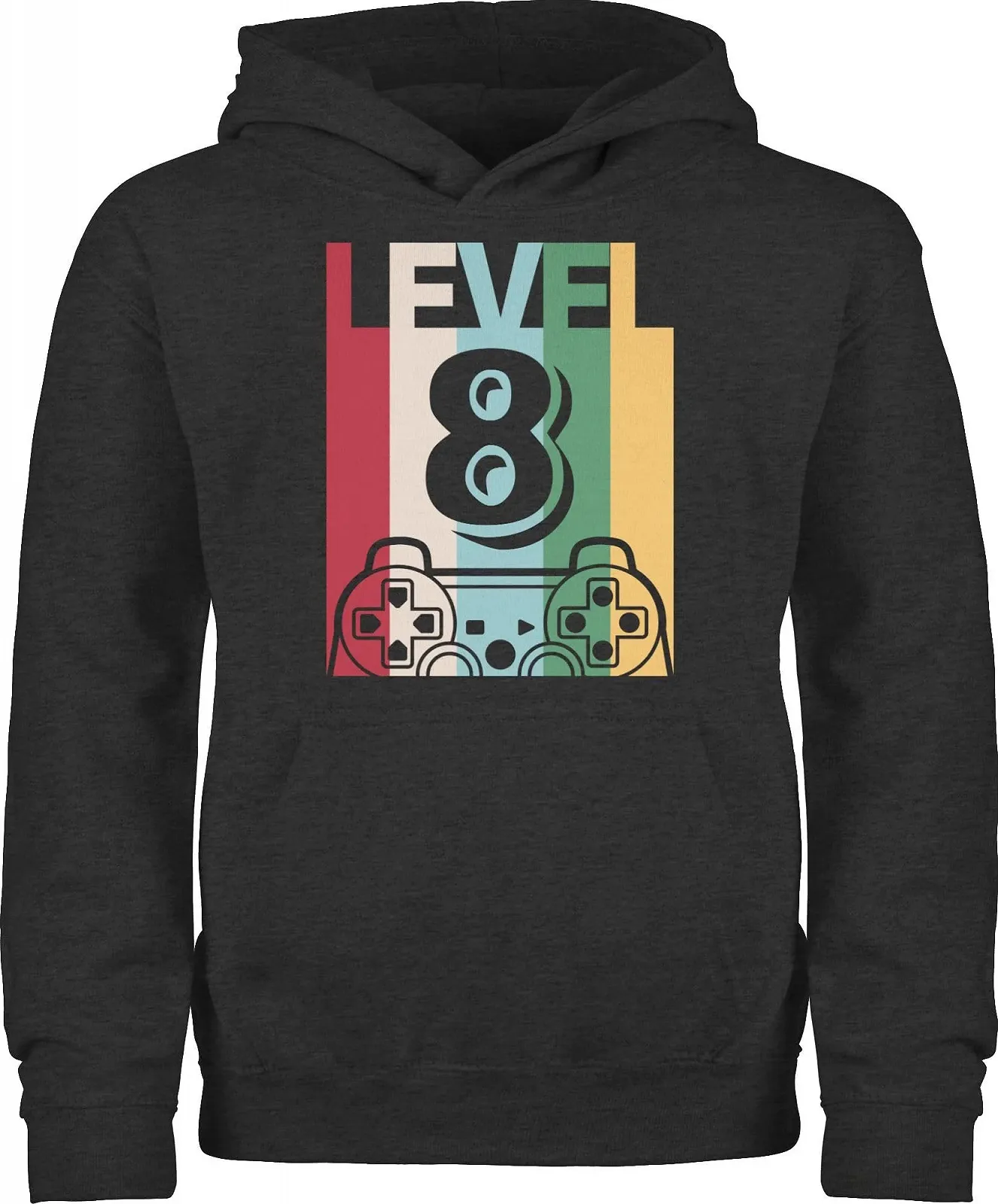Худі для дітей Shirtracer 8th Birthday - Gaming Level Eight, фото №1