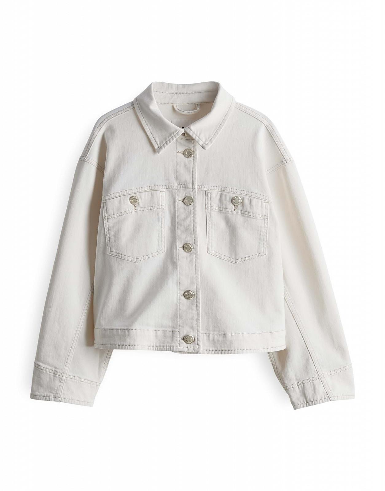 Джинсовая куртка OPUS Hoodeo Boxy Fit из смеси испанского хлопка, фото №1 Джинсовая куртка OPUS Hoodeo Boxy Fit из смеси испанского хлопка, фото №1