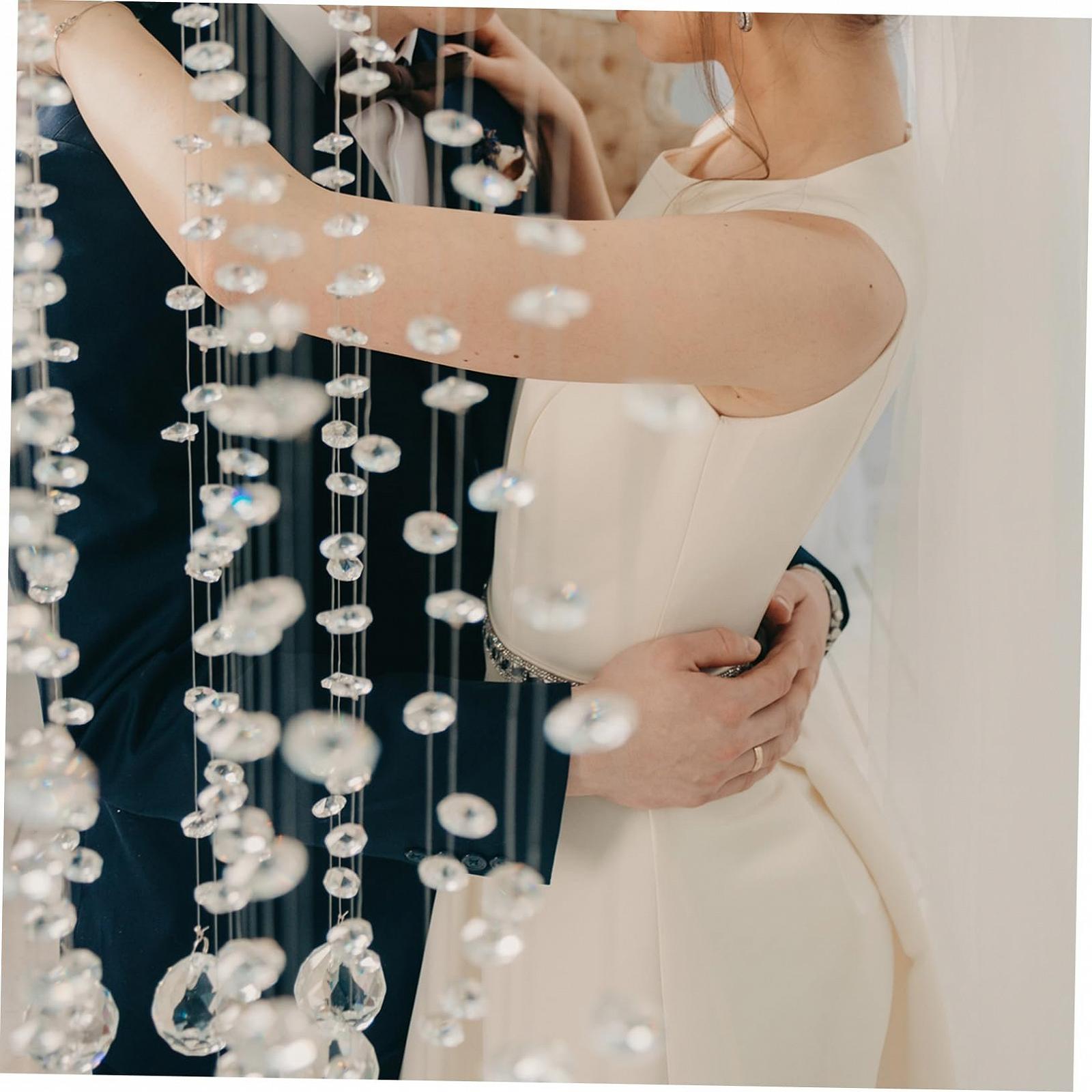 Стрази акрилові NUOBESTY Прозорий, 12 мм, 500 шт, фото №4