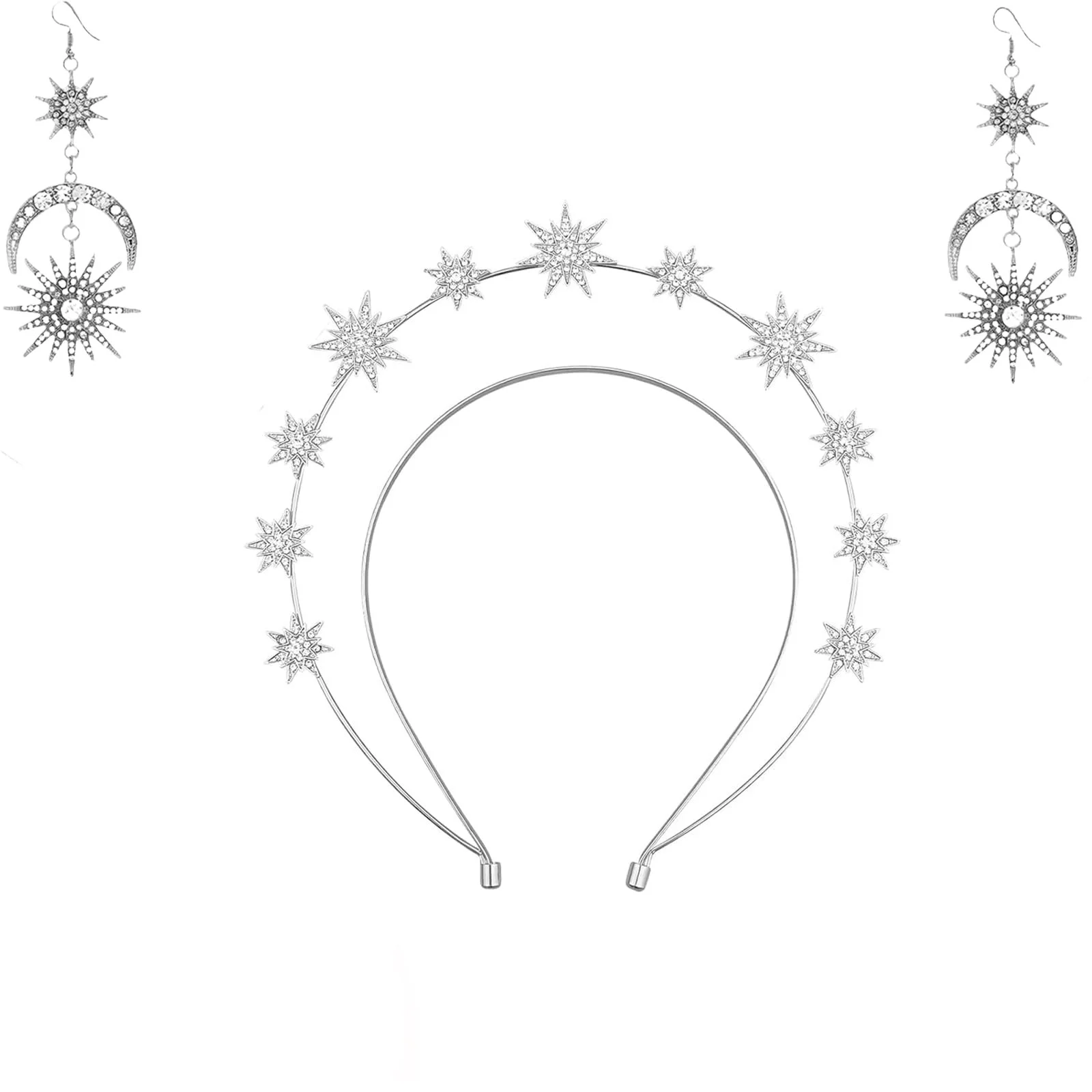 Обруч Звезды Луна Золотая, фото №1