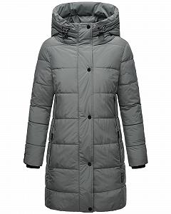 Женская зимняя куртка MARIKOO B987 стеганая, переходная, длинная, теплая с капюшоном synthetic.ua - Фото 1