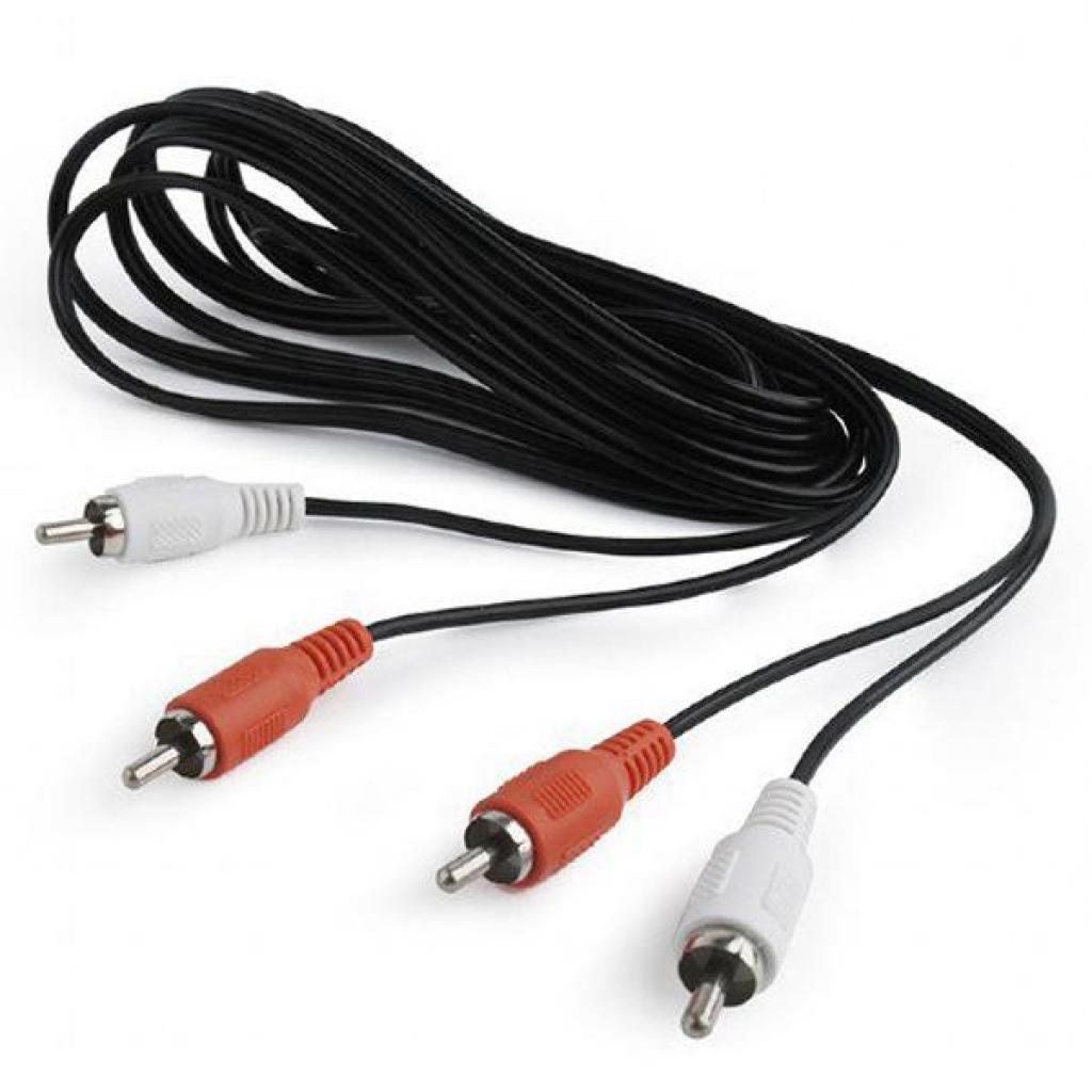 Кабели мультимедийные Cablexpert 2RCA to 2RCA 1.8m CCA-2R2R-6, фото №1