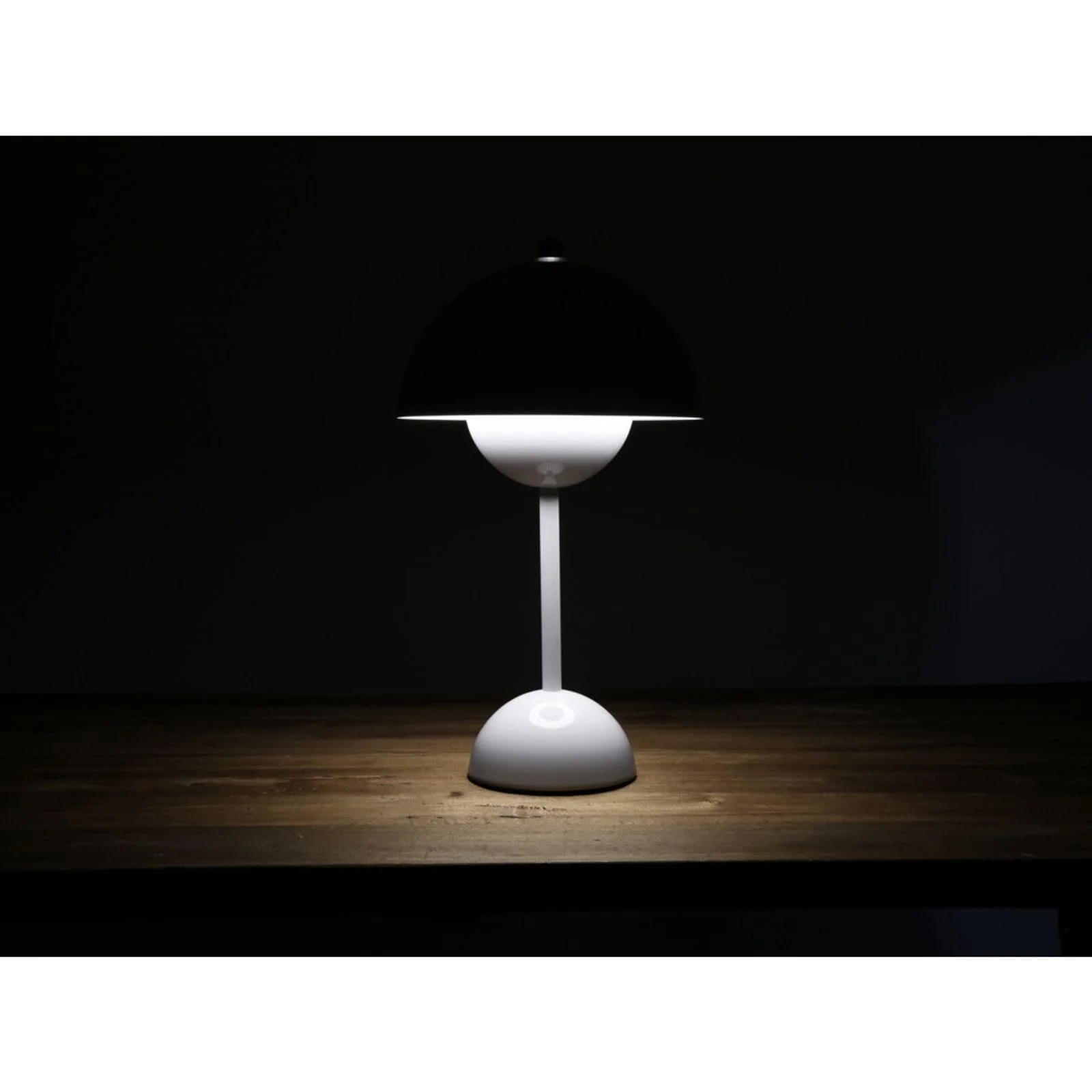 Настільна лампа BURI Wireless Metal LED Touch USB 18х30 см Mushroom, фото №9