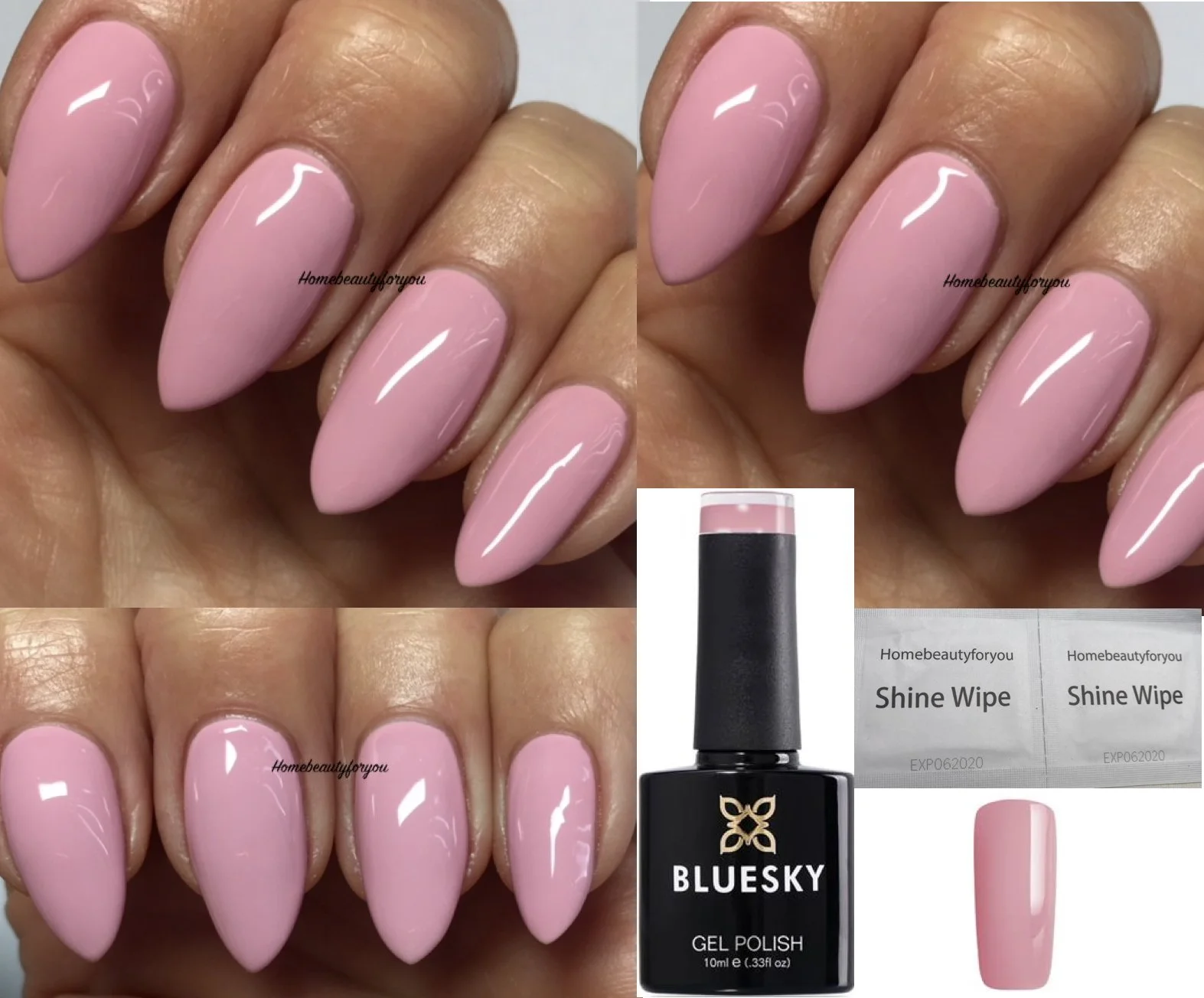 Гель-лак Bluesky Pink Lavender Світло-пильно-рожевий 10 мл, фото №1