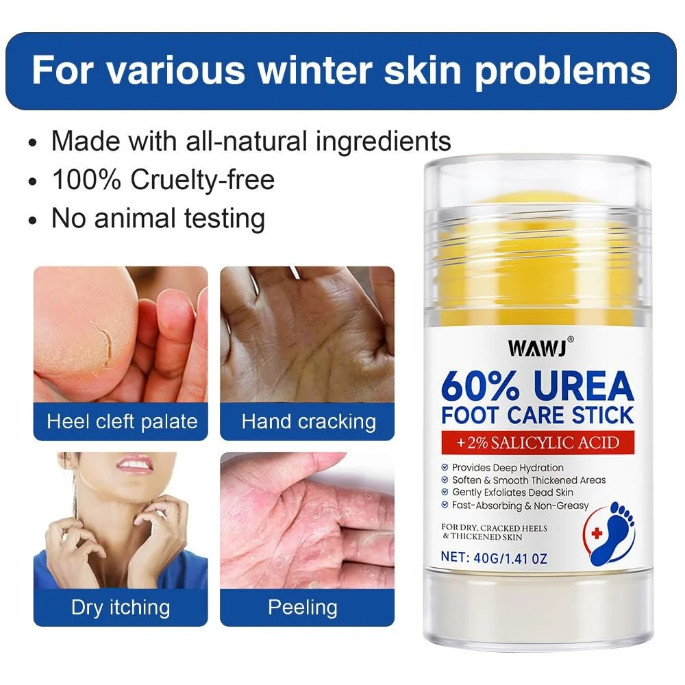 Крем для ног увлажняющий против трещин с салициловой кислотой 60% для экстремальной сухости, фото №6