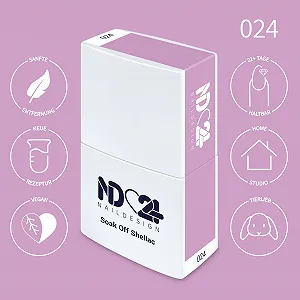 Гель-лак ND24 NailDesign Soak Off Shellac 12 мл (Лавандовая колыбельная) synthetic.ua - Фото 1