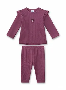 Піжама Sanetta для дівчаток Фіолетовий | Зручна піжама з суміші бавовни та віскози - Фото 1