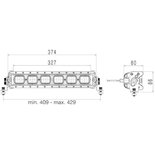 Рабочая фара HELLA 1GJ 360 001-002, фото №4