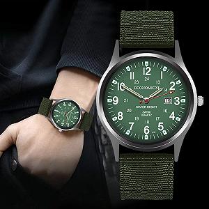 Часы Generisch Analogue Quartz Кварцевые с Ремешком из Нержавеющей стали для Мужчин synthetic.ua - Фото 1