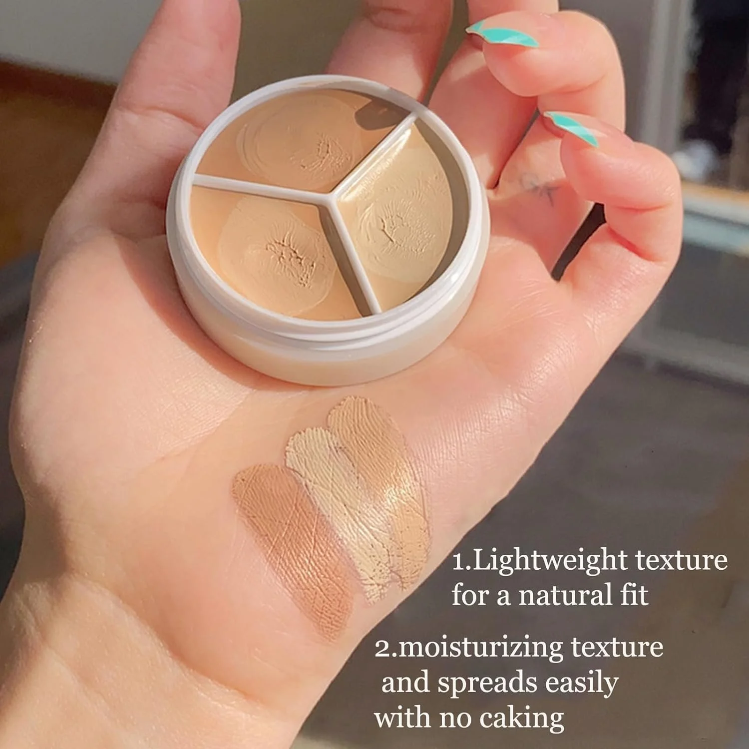 Триколірний консилер для скульптурування обличчя, фото №5 Триколірний консилер для скульптурування обличчя, фото №5