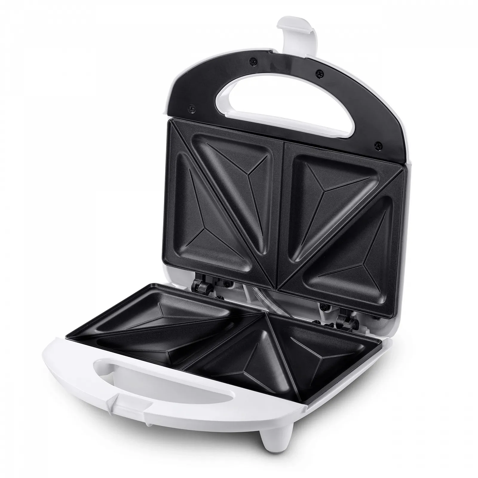 Сэндвичница Ufesa SW7862 750Вт, антипригарные пластины, Perfect Seal, 2 сэндвича, без BPA, белая, фото №3 Сэндвичница Ufesa SW7862 750Вт, антипригарные пластины, Perfect Seal, 2 сэндвича, без BPA, белая, фото №3