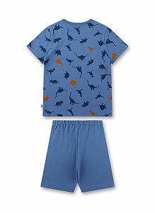 Піжама Sanetta Для хлопчиків Шорти Синій Динозавр synthetic.ua - Фото 1