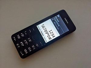 Кнопочный телефон Nokia 206, Черный - Фото 1