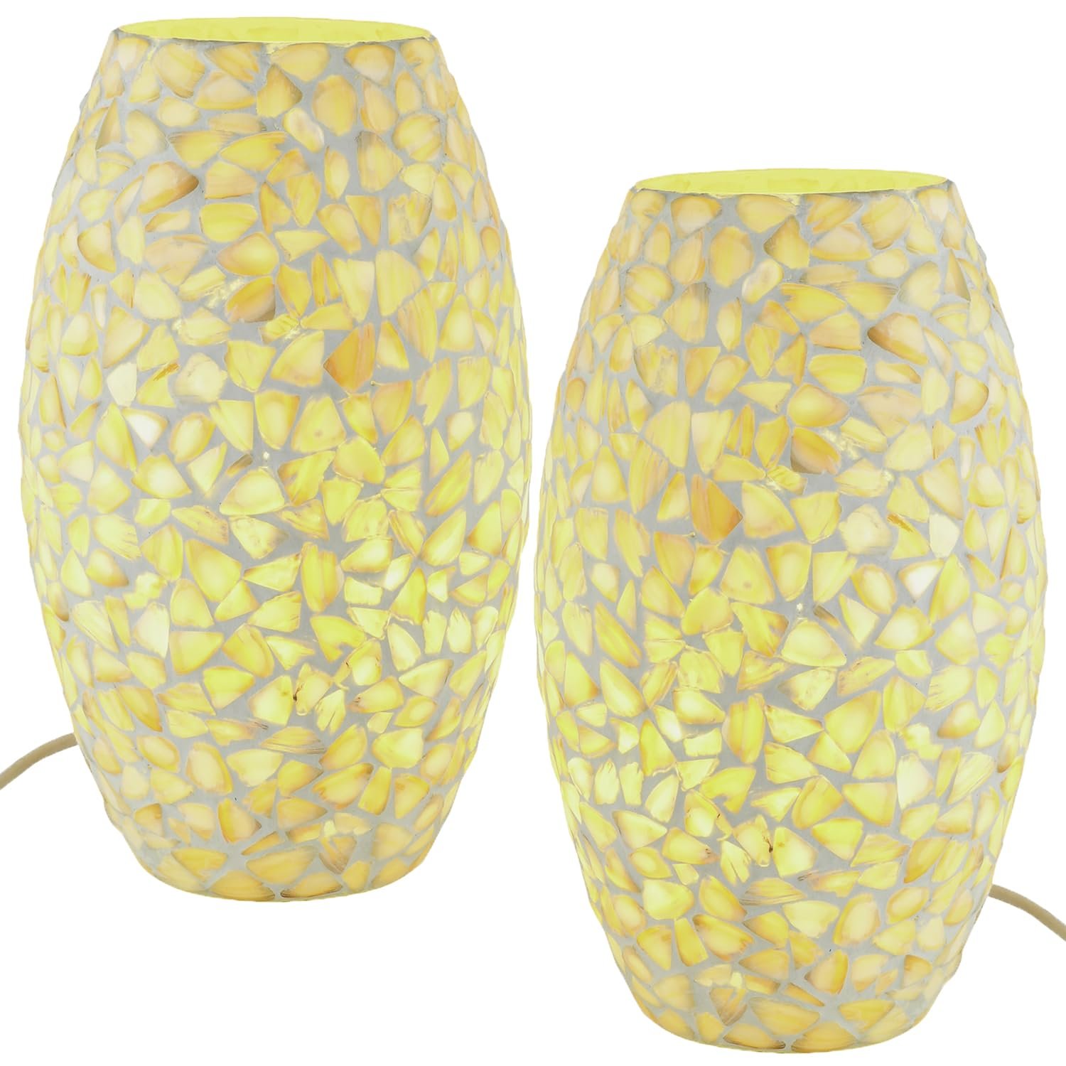 Настільна лампа Marrakech Boho Tiaga -2 Набір із 2 шт Декоративна приліжкова 28 см Мозаїка E27, фото №1