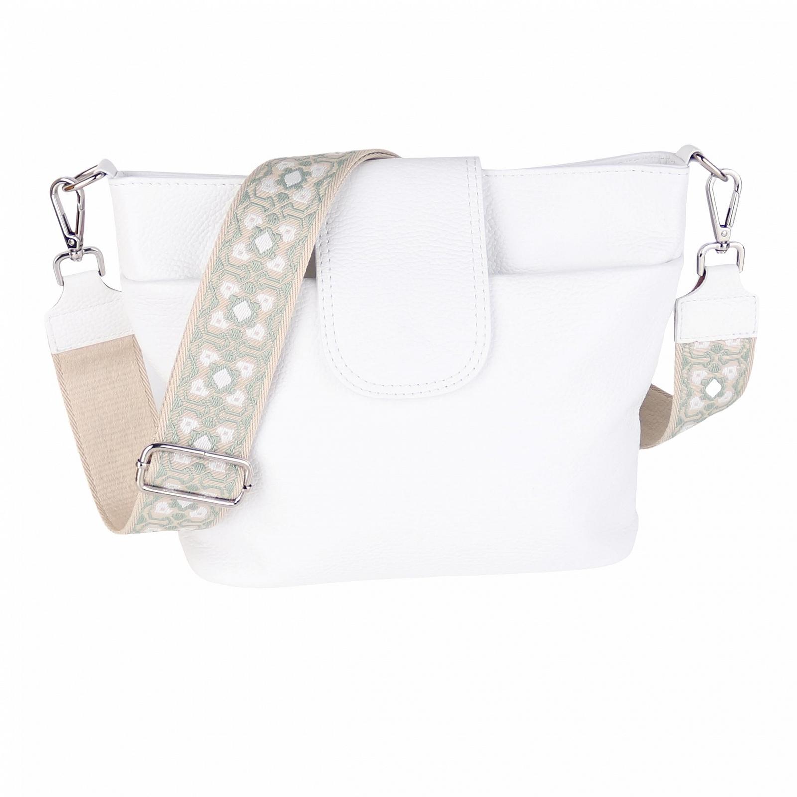 Сумка женская MIRROSI, натуральная кожа, сделано в Италии, стиль бохо, 30 x 24.50 x 9 см (Ш x ВxТ), много места для хранения, ручная сумка, нагрудная сумка, сумка через плечо (1 сумка и 2 ремня), фото №1