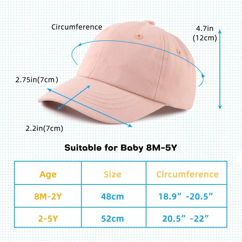 Бейсболка XIAOHAWANG для немовлят, хлопчиків та дівчаток дихаюча літня із захистом від UV, фото №6