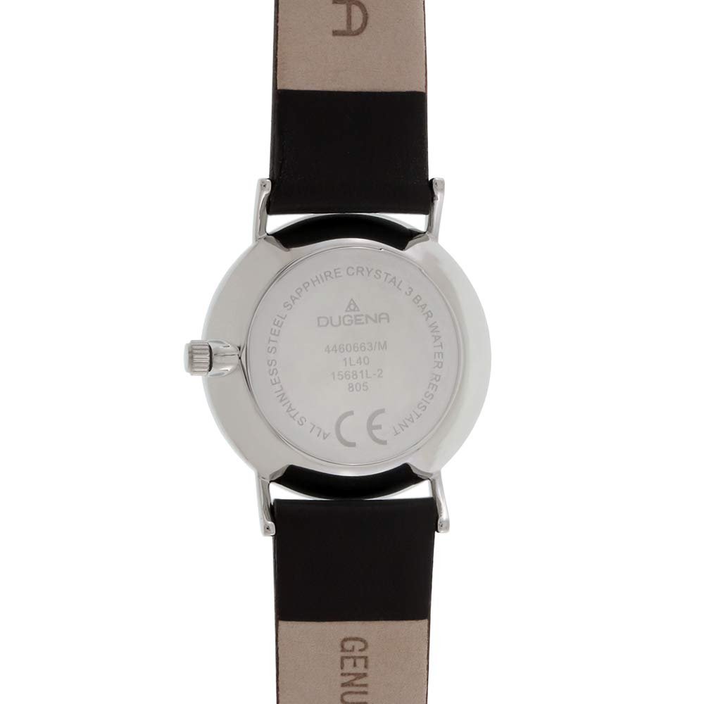 Женские кварцевые часы Dugena Mondo XS, корпус из нержавеющей стали, сапфировое стекло, кожаный ремешок, застежка-пряжка, 3 Bar, фото №2 Женские кварцевые часы Dugena Mondo XS, корпус из нержавеющей стали, сапфировое стекло, кожаный ремешок, застежка-пряжка, 3 Bar, фото №2