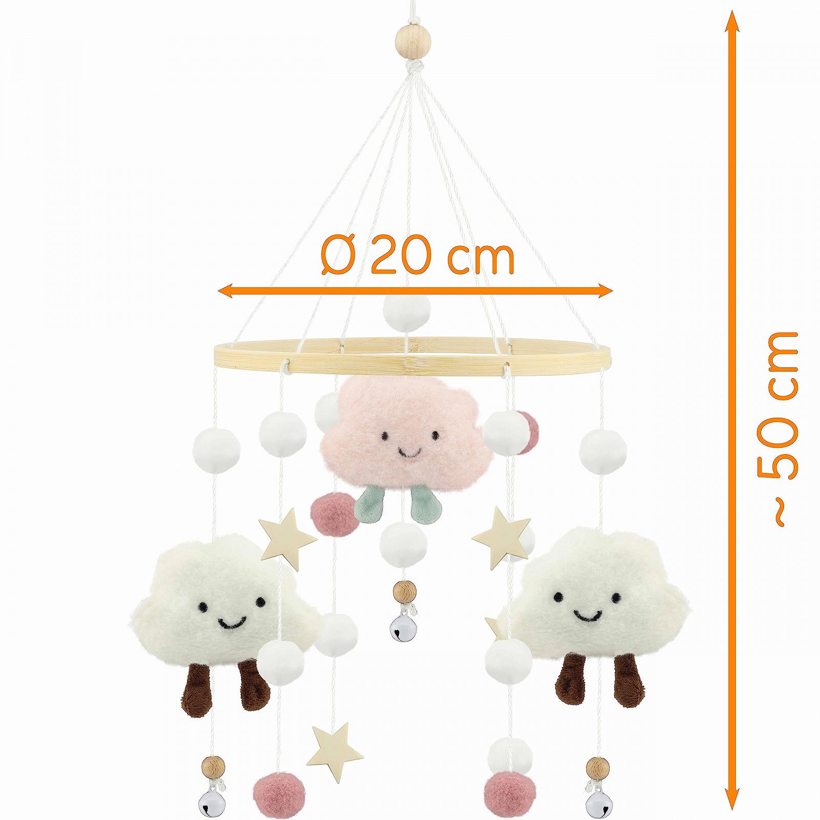 Мобиль Облако Розовый, фото №4 Мобиль Облако Розовый, фото №4