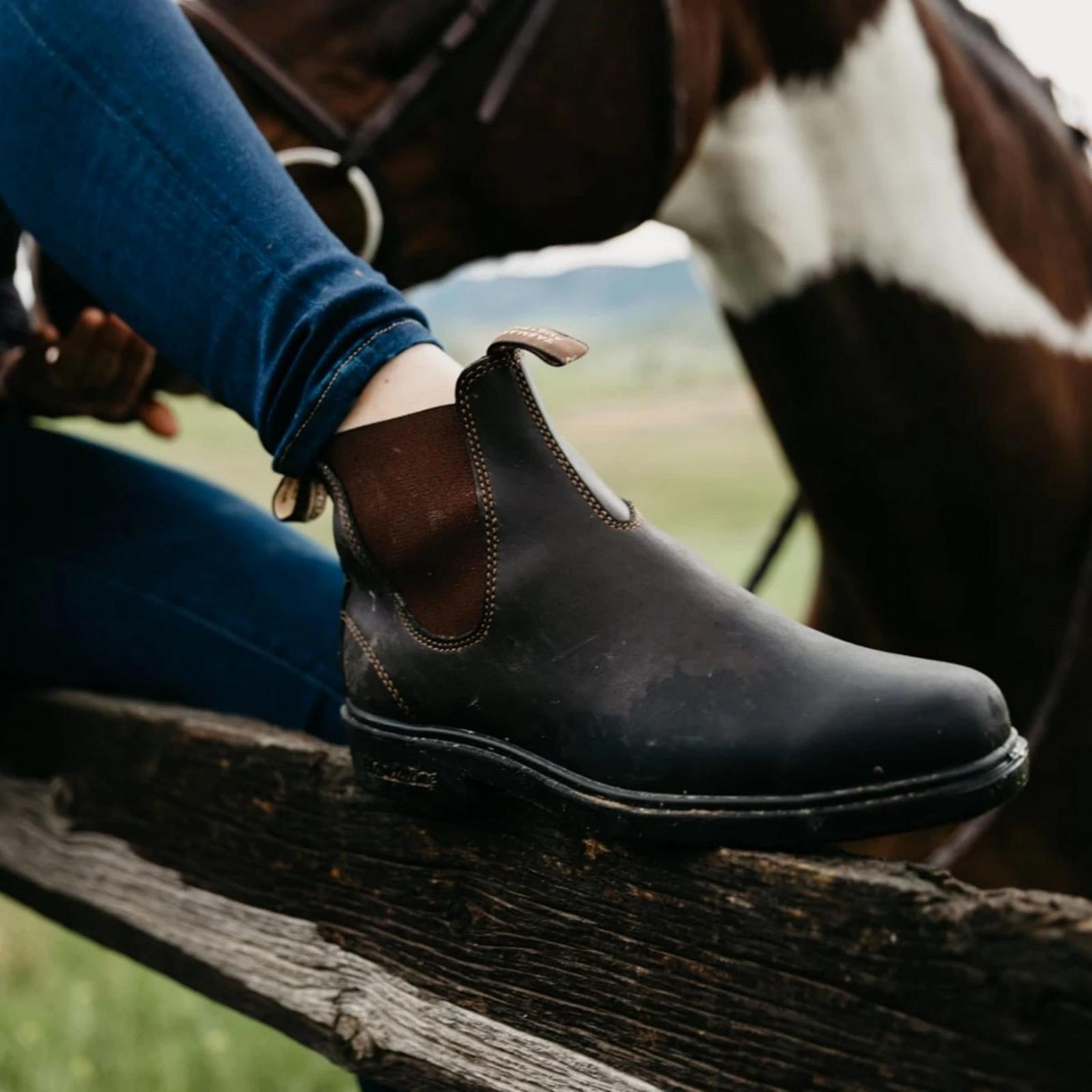 Челси BLUNDSTONE Chisel Toe 1308 Мужские/Женские Черный, фото №13