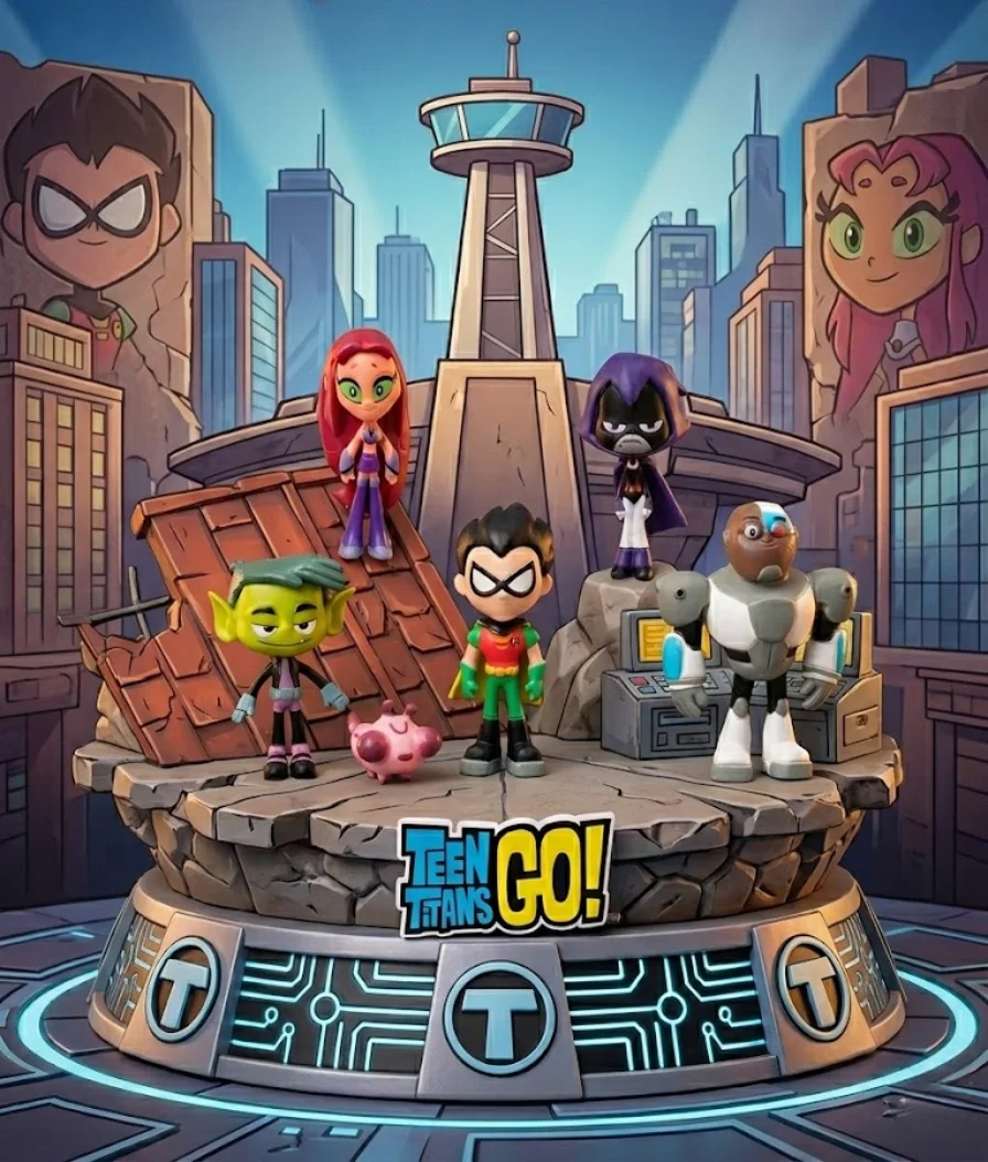 Набор игровых фигурок Teen Titans Go, 6 шт, 2-6 см, фото №3 Набор игровых фигурок Teen Titans Go, 6 шт, 2-6 см, фото №3