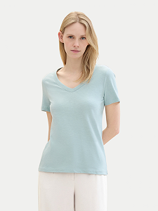 Футболка Tom Tailor Organic cotton 1041533ХХ30463 Голубой M - Фото 1