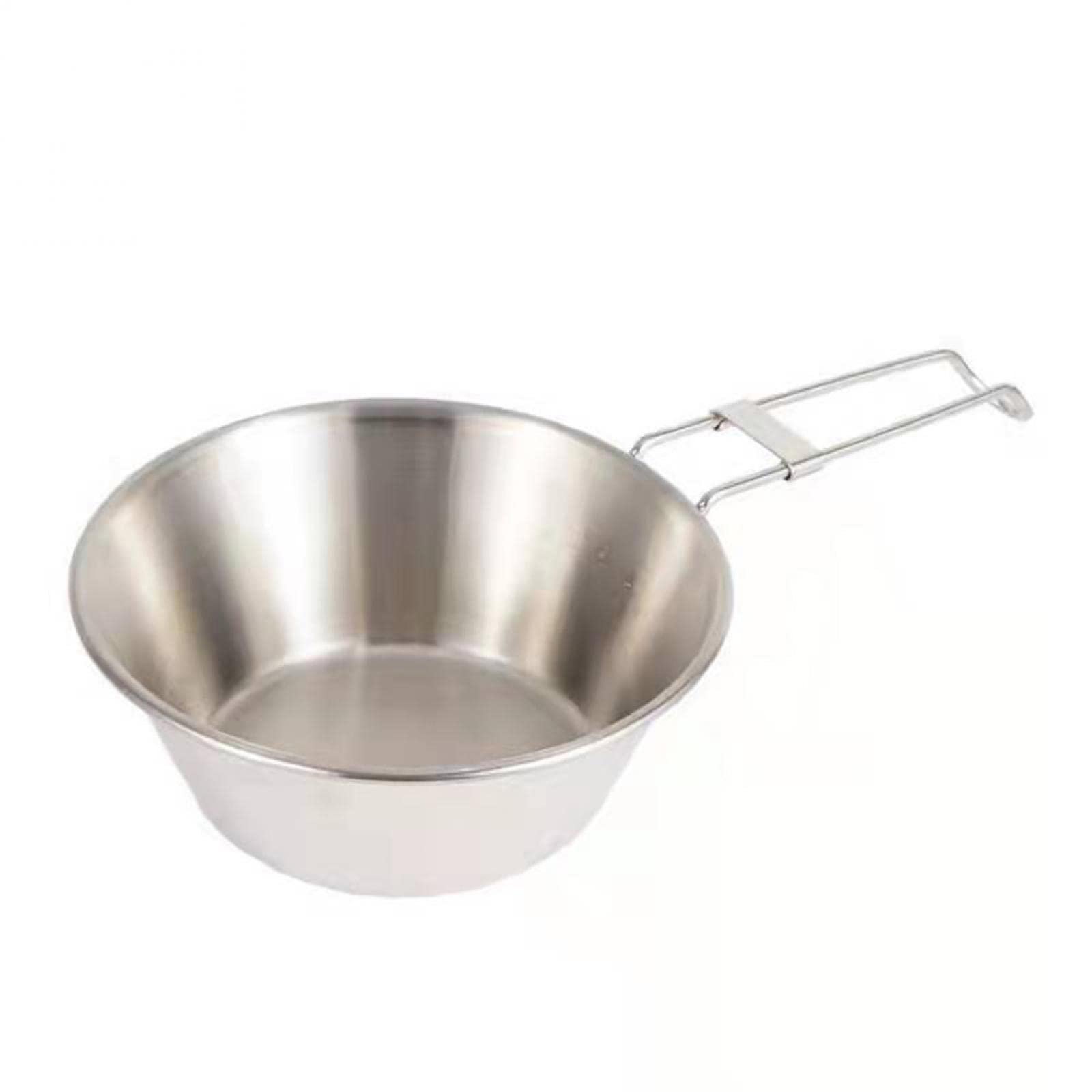 Миска RANRAO Outdoor, 550 мл, нержавіюча сталь, похідна, портативна, з відмітками, фото №1
