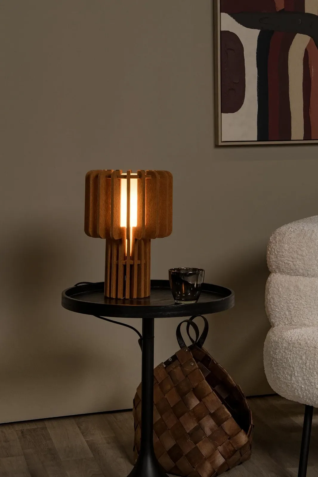 Настільна лампа LUCIDE Roller 1 x E27 Terracotta, фото №3