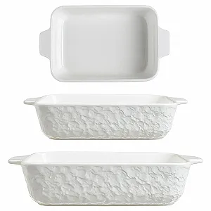 Набір форм для запікання керамічних 3 шт для лазаньї та духовки - Фото 1