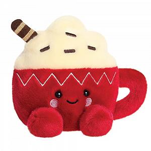 Мягкая игрушка Aurora Palm Pals Cassia Hot Cocoa 13 см Красно-белый synthetic.ua - Фото 1