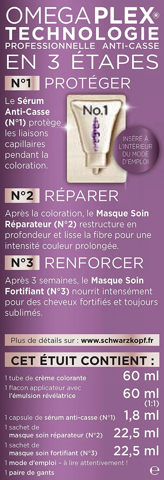 Краска для волос Schwarzkopf Pro Color Permanent Shatterproof Omega Plex Technology Extra Long Hold Светлый Бордовый 5.0, фото №6 Краска для волос Schwarzkopf Pro Color Permanent Shatterproof Omega Plex Technology Extra Long Hold Светлый Бордовый 5.0, фото №6