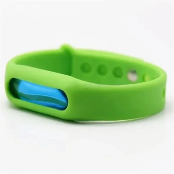 Универсальный браслет от комаров с капсулой Зеленый, фото №1