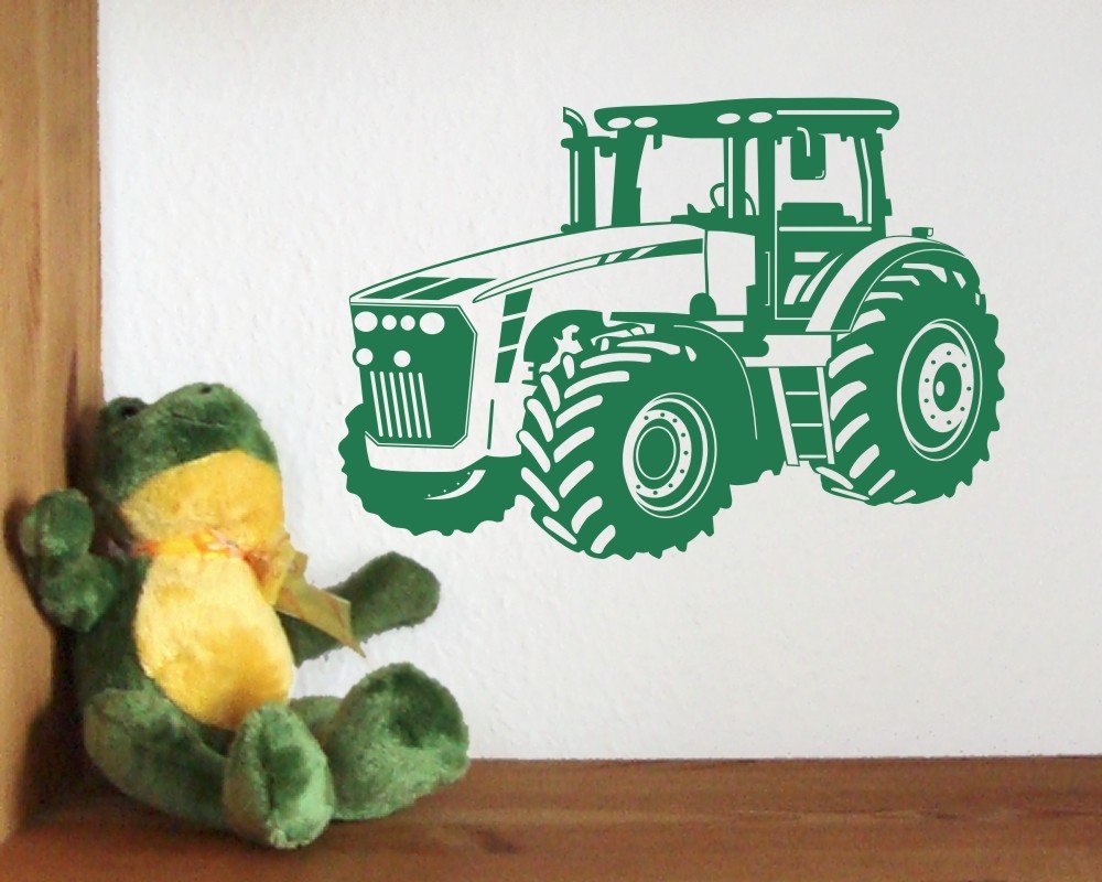 Наклейка на стіну Трактор 30 x 21 см Чорна 070, фото №2