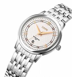 Годинник Skmei 9272SISI-S Сріблястий-Сріблястий Lady synthetic.ua - Фото 1
