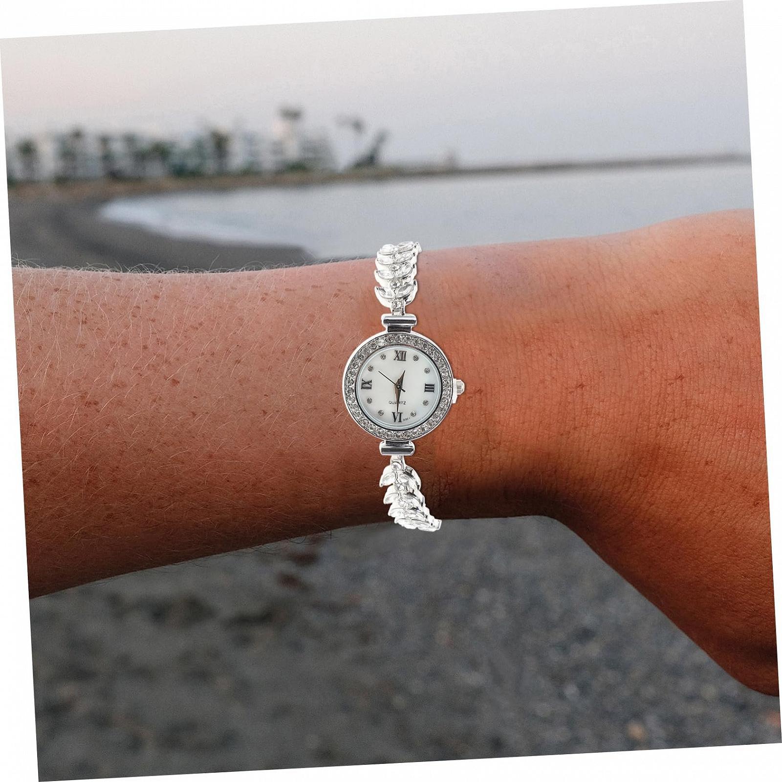 Женские часы-браслет с бриллиантами Beaupretty, водонепроницаемые, серебристые, кварцевые, фото №4 Женские часы-браслет с бриллиантами Beaupretty, водонепроницаемые, серебристые, кварцевые, фото №4