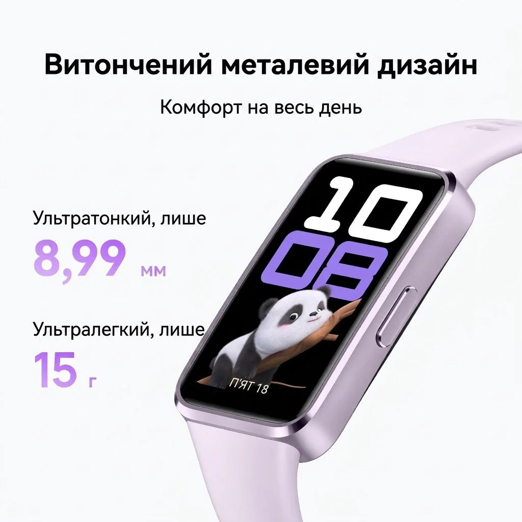 Смарт-годинник HUAWEI Band 10 50мм / Bluetooth 5.0 / Фіолетовий, фото №2