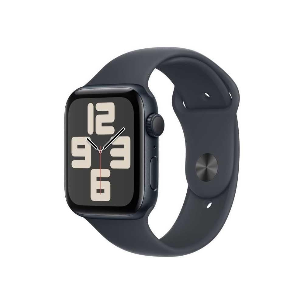 Смарт-годинник Apple Watch SE (2nd Generation) GPS 44мм Алюмінієвий корпус Midnight, спортивний ремінець Midnight (S/M), фото №1