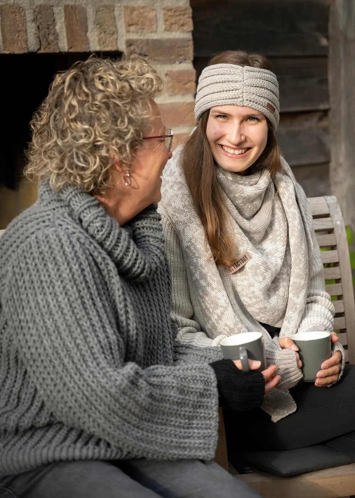 Пов'язка на голову Knit Factory Nica Iced Clay One Size, фото №6