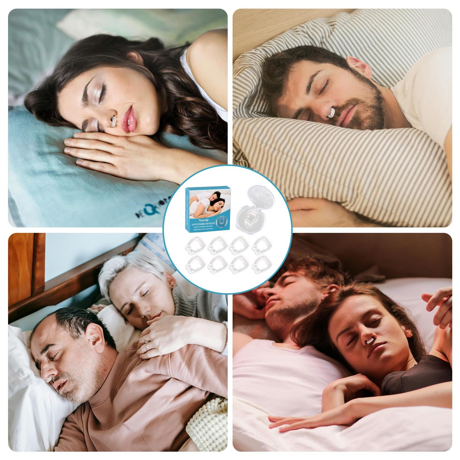 Розширювач для носа Магнітний проти хропіння Набір з 8 багаторазових силіконових, фото №7 Розширювач для носа Магнітний проти хропіння Набір з 8 багаторазових силіконових, фото №7