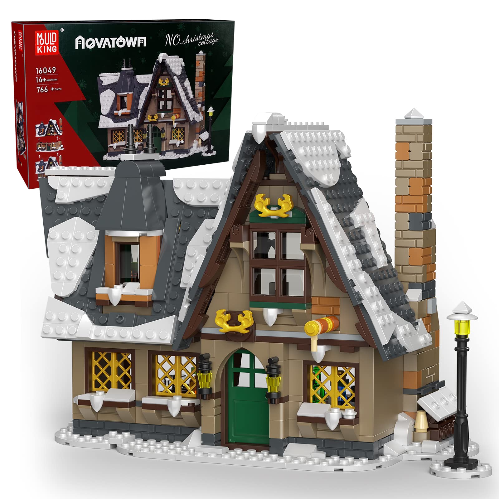 Набір Mould King 16049 Christmas House MOC Clamping 766 деталей, фото №1