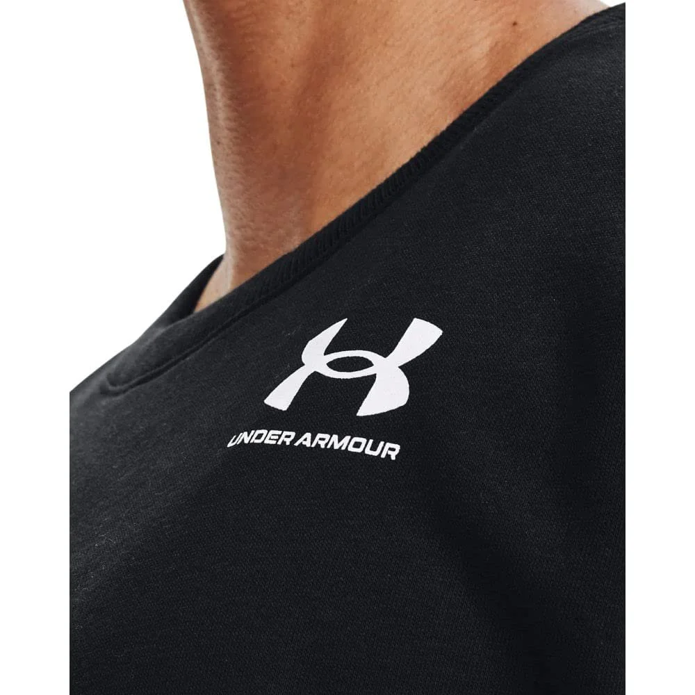 Жіноча флісова кофта Under Armour Rival Oversize Crew, фото №4 Жіноча флісова кофта Under Armour Rival Oversize Crew, фото №4