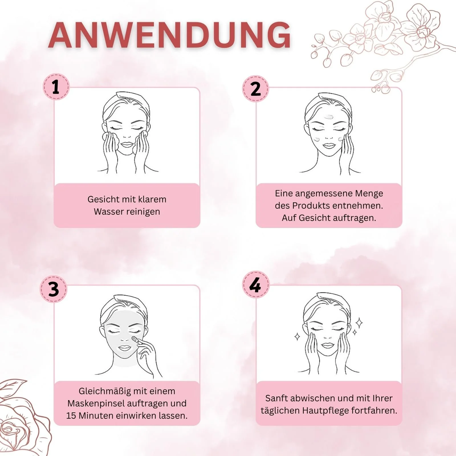 Зволожуюча Маска з Рожевої Глини для Всіх Типів Шкіри, фото №6