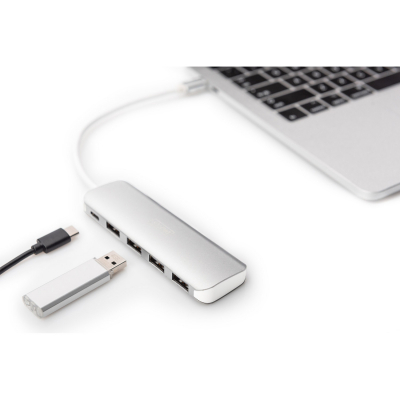 Концентратор Digitus USB Type-C 4xUSB 3.0 (DA-70242-1), фото №4 Концентратор Digitus USB Type-C 4xUSB 3.0 (DA-70242-1), фото №4