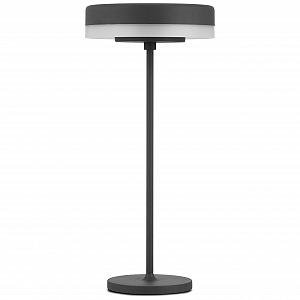 Настільна лампа REV DISK Акумуляторна IP54 Dimmable 200 лм 2 Вт Антрацит synthetic.ua - Фото 1