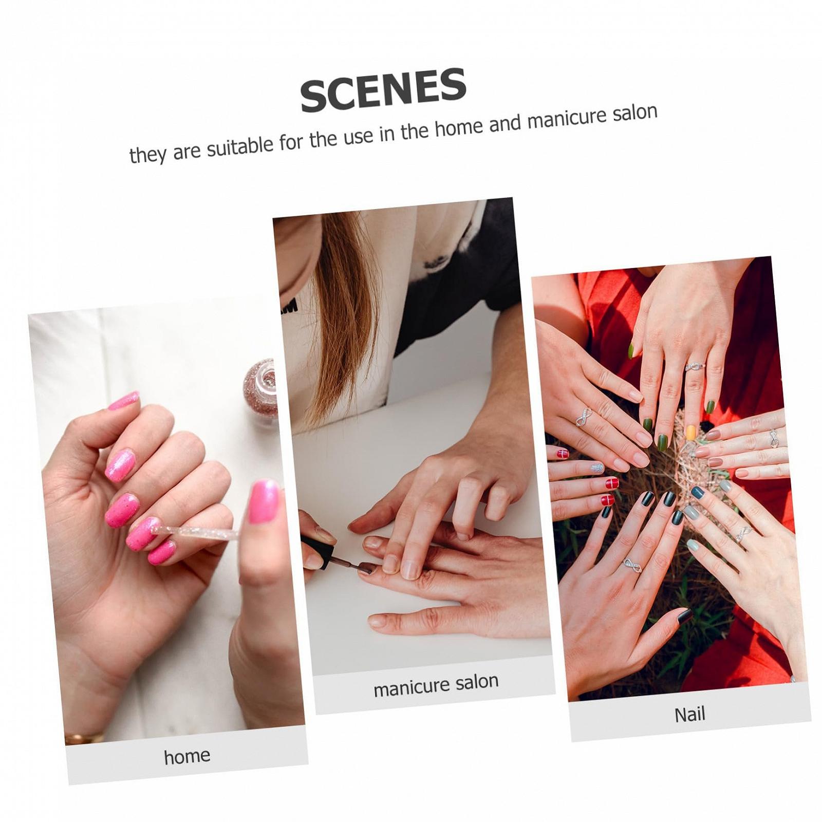 Стразы для ногтей Housoutil Металлические в форме сердца, фото №9