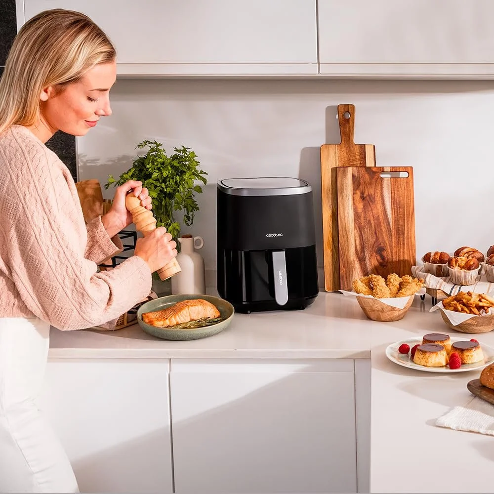 Мультипечь Cecotec Cecofry Fantastik Window 4000 4 л 1400 Вт 9 меню Touch Control PerfectCook, фото №4 Мультипечь Cecotec Cecofry Fantastik Window 4000 4 л 1400 Вт 9 меню Touch Control PerfectCook, фото №4